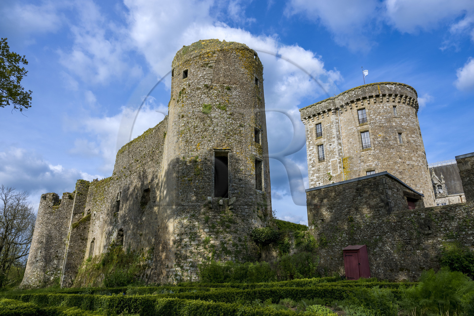 France, Vendee, Sèvremont, the Château de la Flocellière, gite and guest room