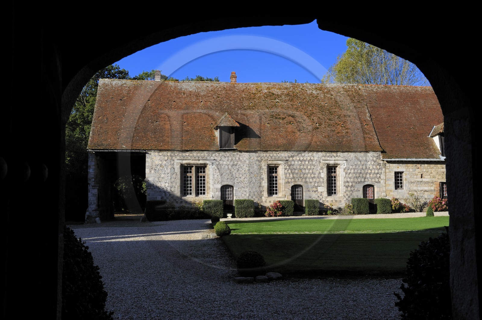 France, Seine-Maritime (76), Varengeville-sur-Mer, le Manoir d' Ango