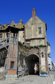 France, Calvados, Honfleur, the Lieutenance of the Vieux-Bassin (Old Basin)