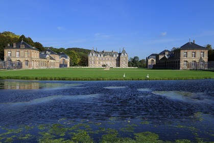 France, Seine-Maritime (76), Pays de Caux, Cany-Barville, le château de Cany construit entre 1640 et 1656 selon les plans de François Mansart