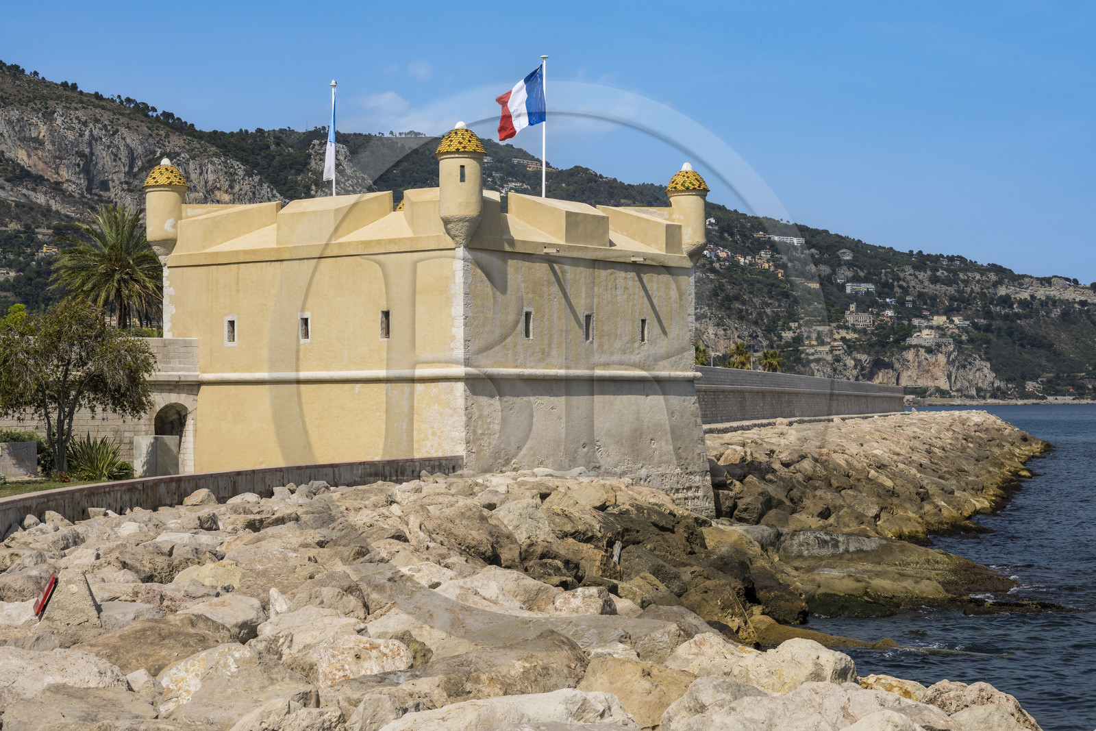 France, Alpes-Maritimes (06), Menton, la vieille ville, le Bastion du Vieux Port abrite une annexe du Musée Jean Cocteau