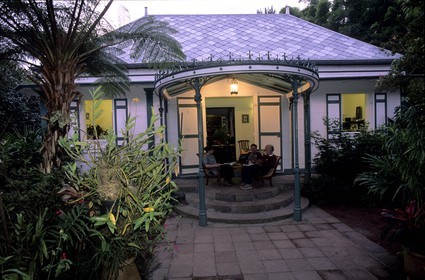 France, île de la Réunion, Cirque de Salazie, Hell-Bourg, labellisé Les Plus Beaux Villages de France, la Maison Folio est une case créole historique et typique