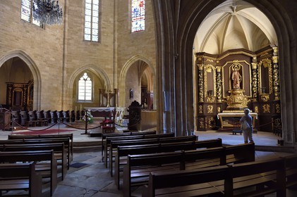 France, Dordogne (24), Périgord Noir, vallée de la Dordogne, Sarlat-la-Canéda, cathédrale Saint Sacerdos