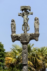 France, Finistere, Argol, Saint Pierre et Saint Paul church, calvary