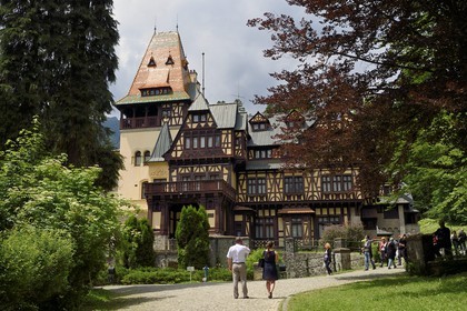 Roumanie, Valachie, Sinaia, château de Pelisor ancienne résidence royale