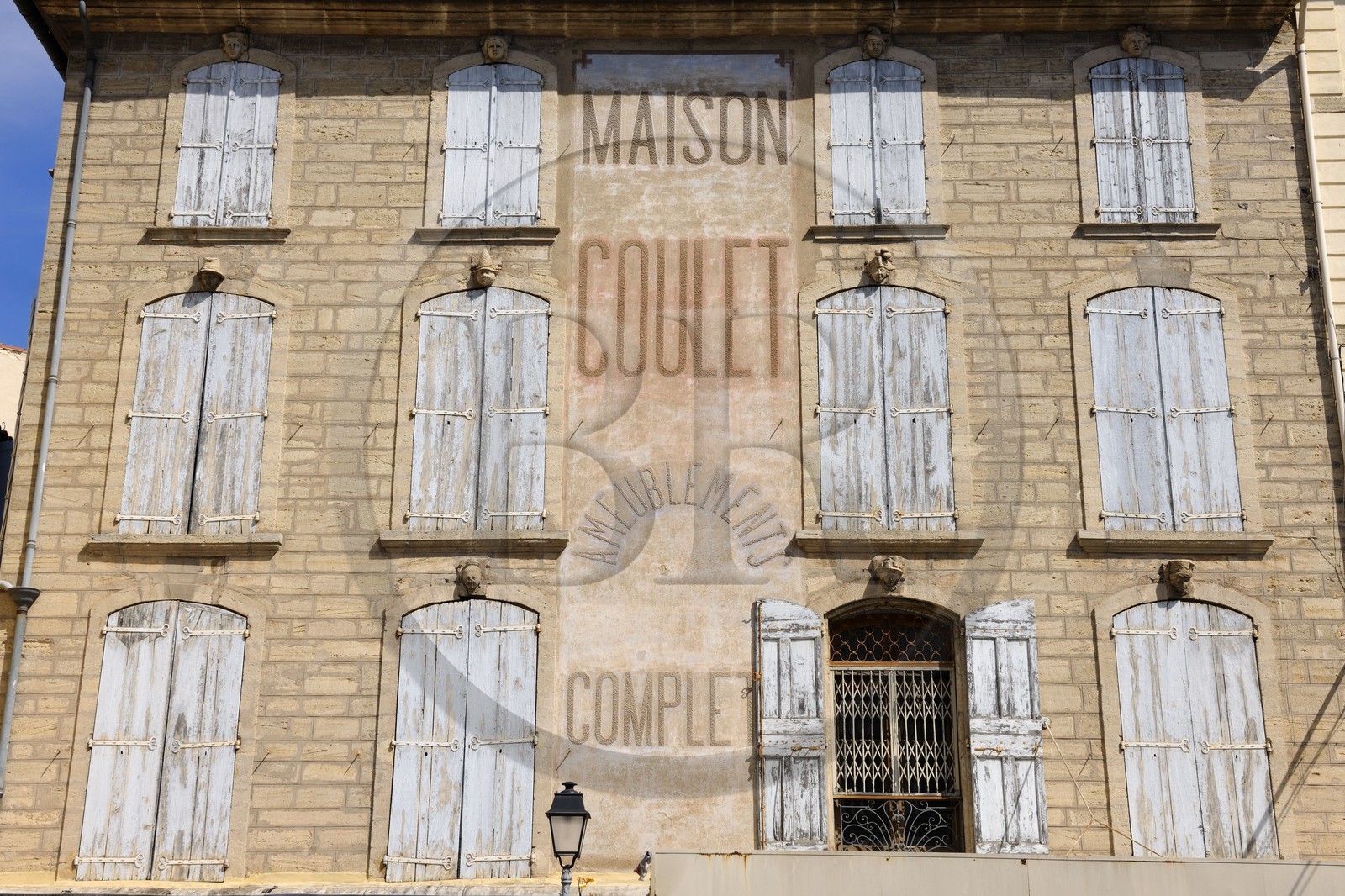 France, Hérault (34), Pézenas, vieille ville, maison Coulet place du marché des Trois Six