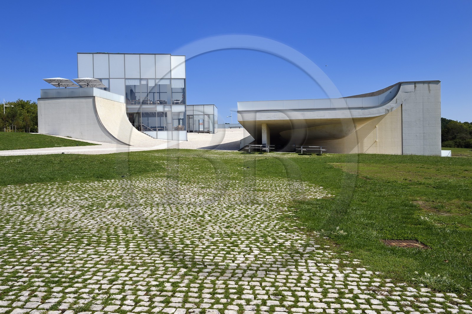 France, Pyrénées-Atlantiques (64), Pays-Basque, Biarritz, la Cité de l'Océan et du Surf de l'architecte Steven Holl