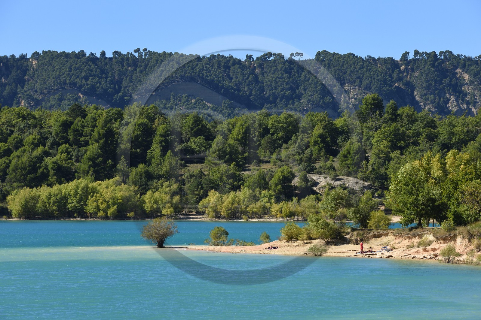 France, Var (83), Parc Naturel Régional du Verdon, lac de Sainte Croix