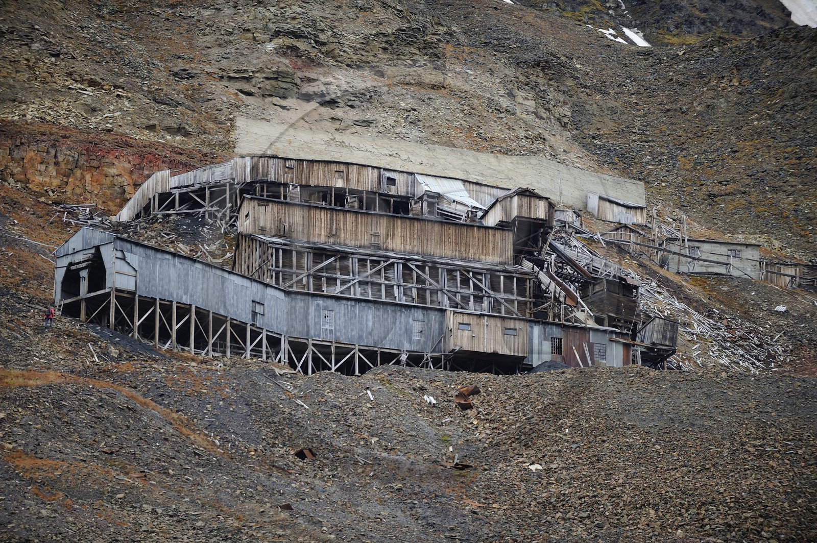 Norway, Svalbard (Spitzbergen), Longyearbyen, former coal mine