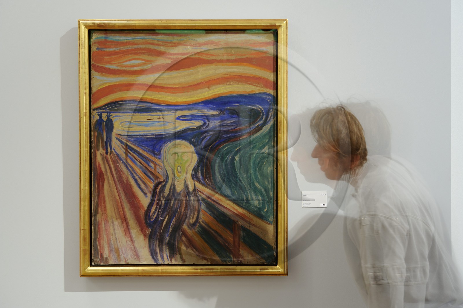 Norvège, Oslo, musée Edvard Munch, son plus célèbre tableau Le Cri (Scream)