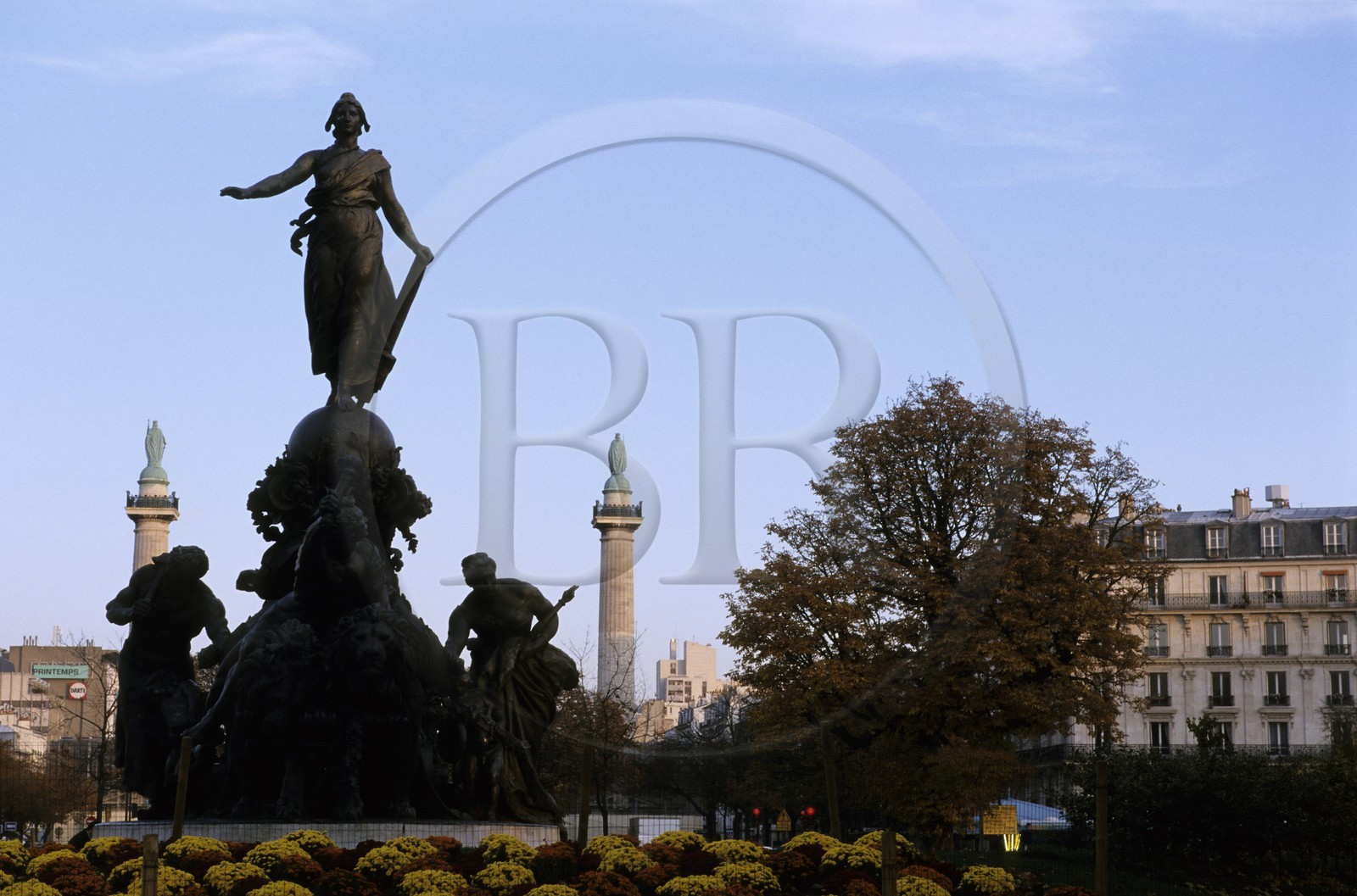 France, Paris (75), place de la Nation