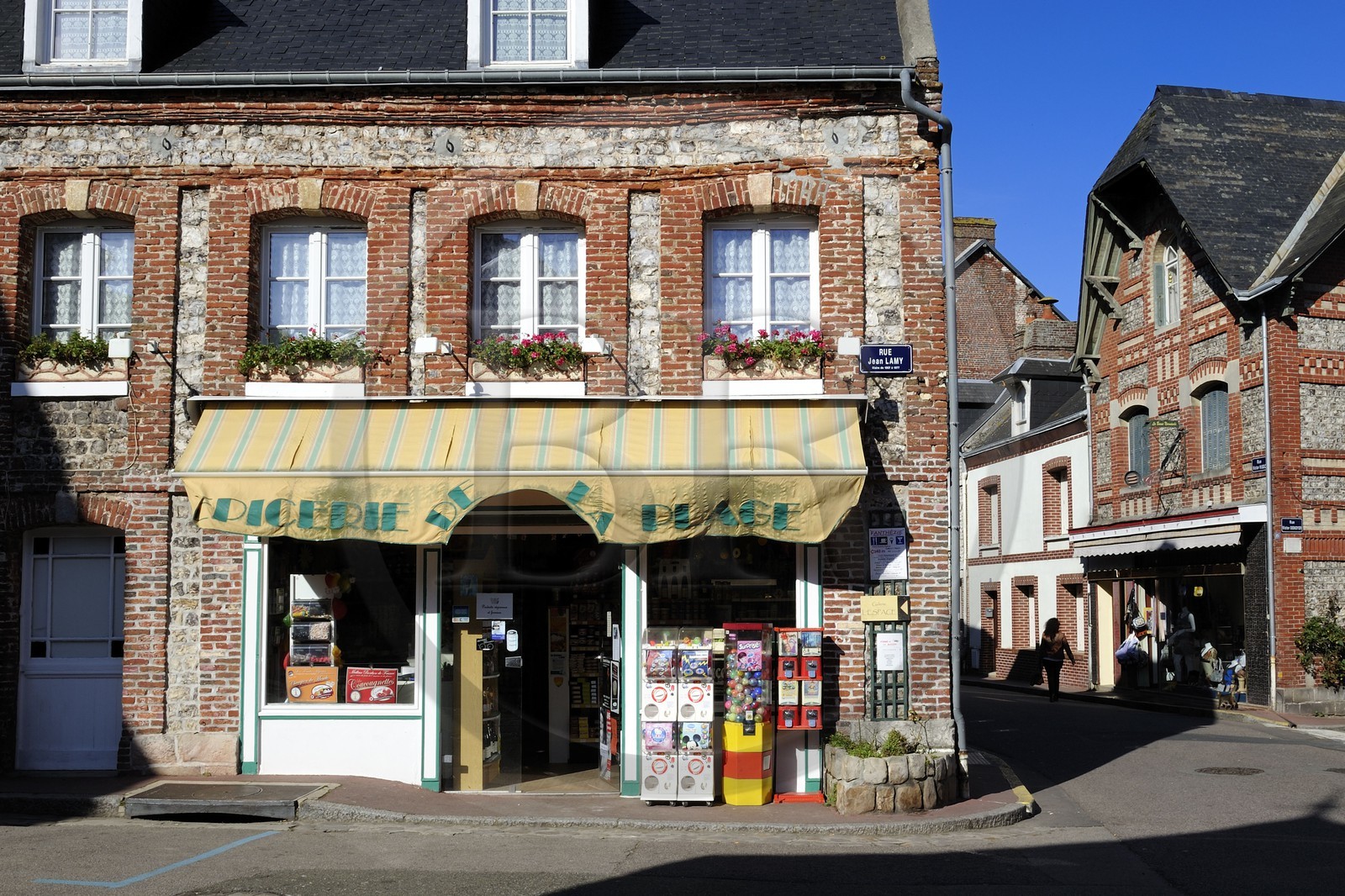 France, Seine-Maritime (76), Veules-les-Roses, épicerie