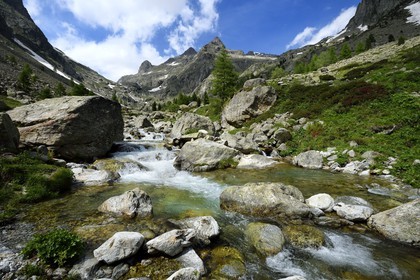 France, Alpes-Maritimes, parc national du Mercantour ( Mercantour national park), Haute-Vesubie, Gordolasque valley