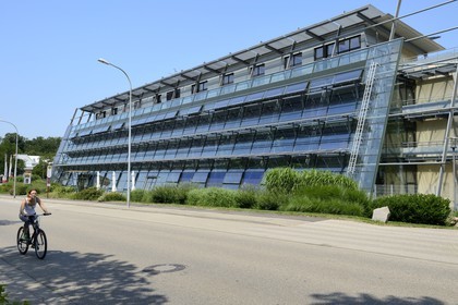 Allemagne, Bade-Wurtemberg, Fribourg en Brisgau, la Solar Fabrik (Usine solaire)