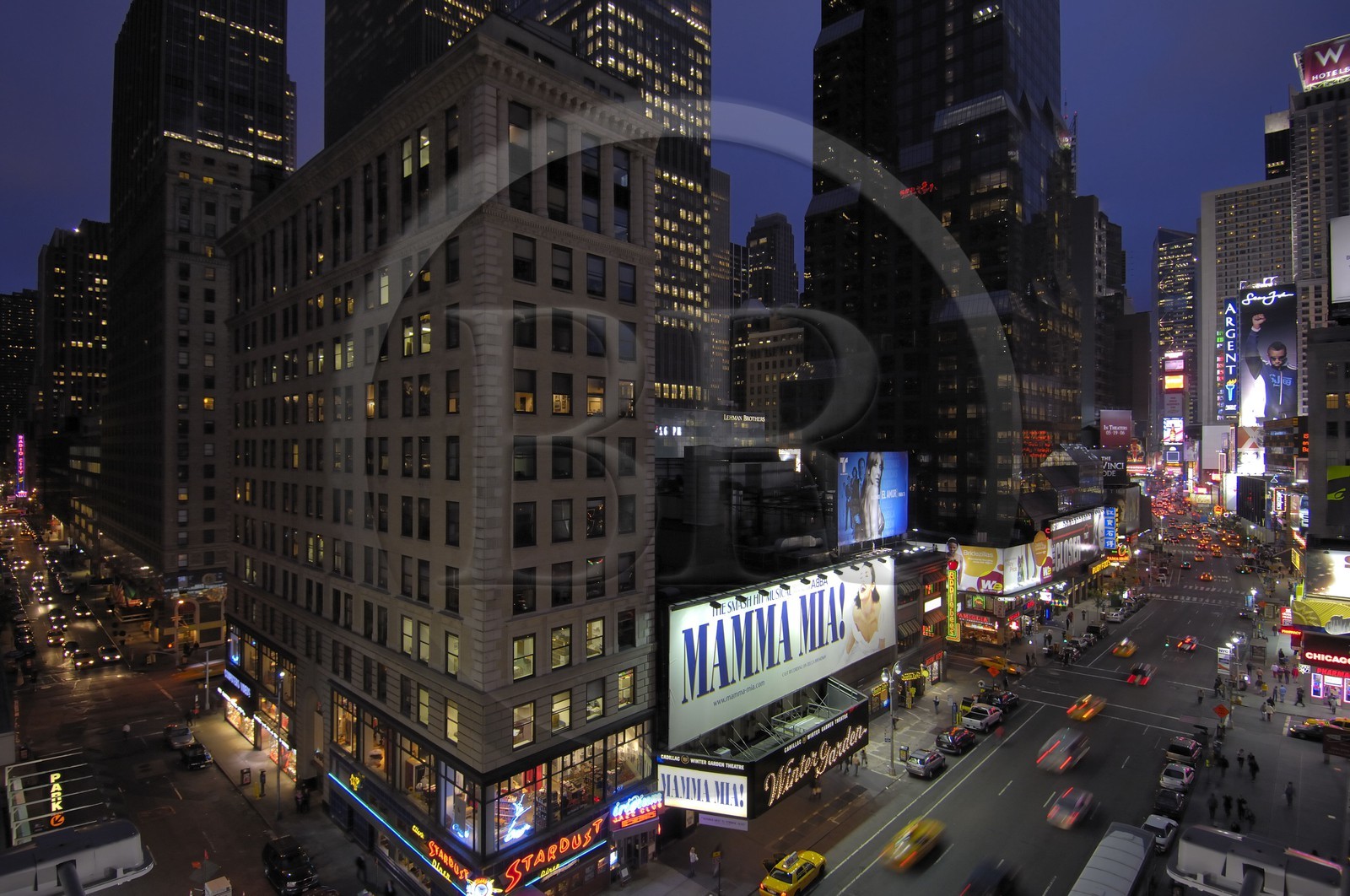 Etats-Unis, New York, Manhattan, 50th street et Brodway vers Times Square