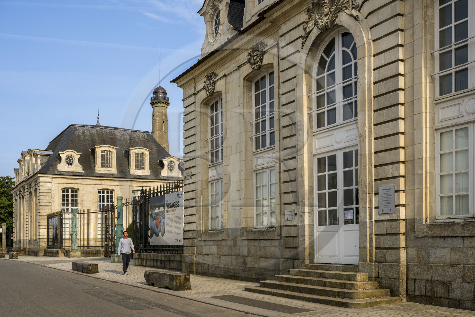 France, Morbihan (56), Lorient, l’Enclos du port, l’hôtel Gabriel, ancien Hôtel des ventes de la Compagnie des Indes