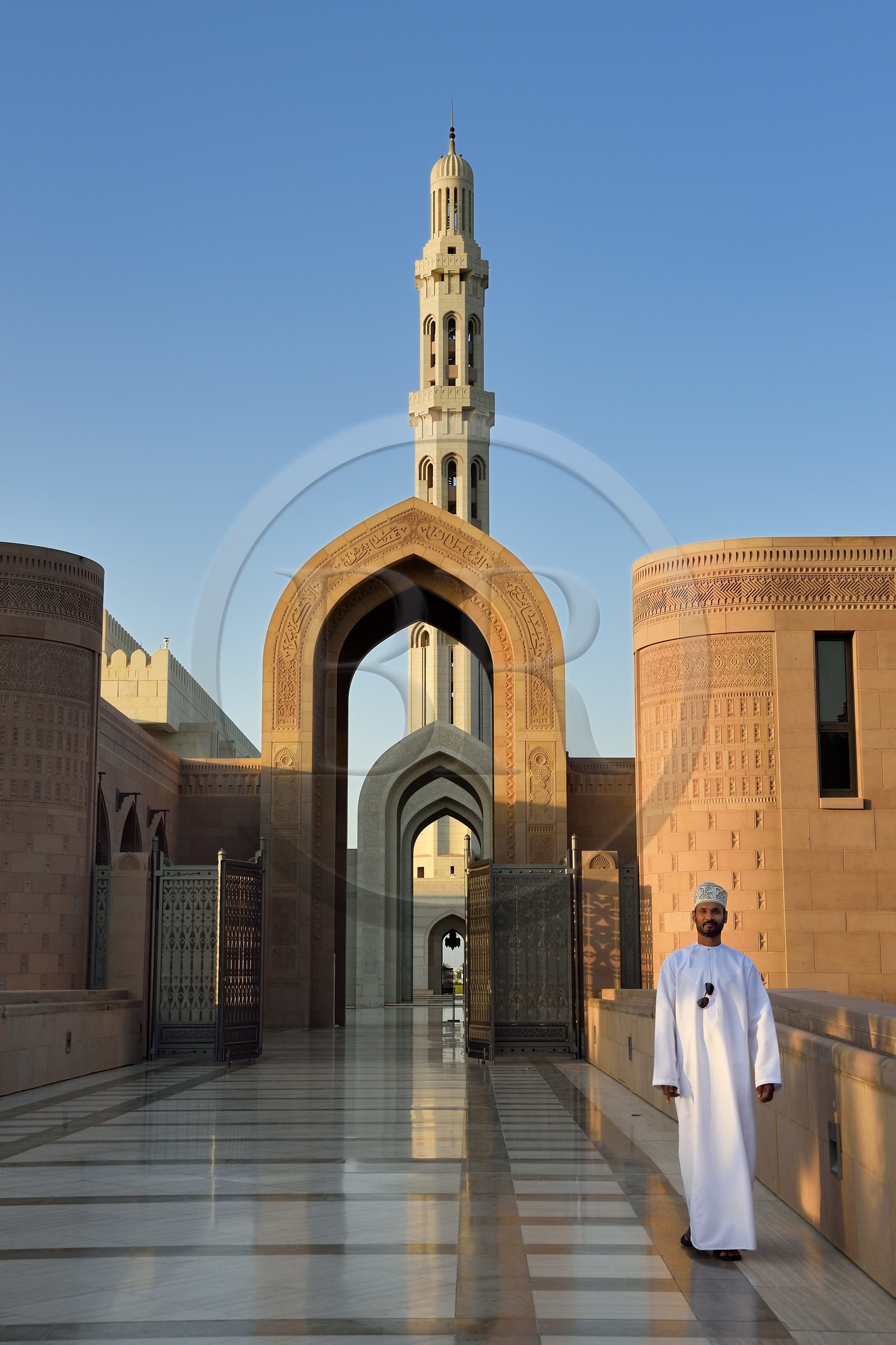 Sultanat d'Oman, Mascate, la Grande Mosquée du Sultan Qaboos (Qabus)