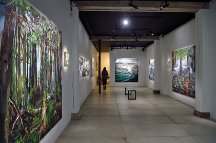 France, Paris, exhibition Germination by the artist Fred Kleinberg at the Loo & Lou Haut-Marais gallery