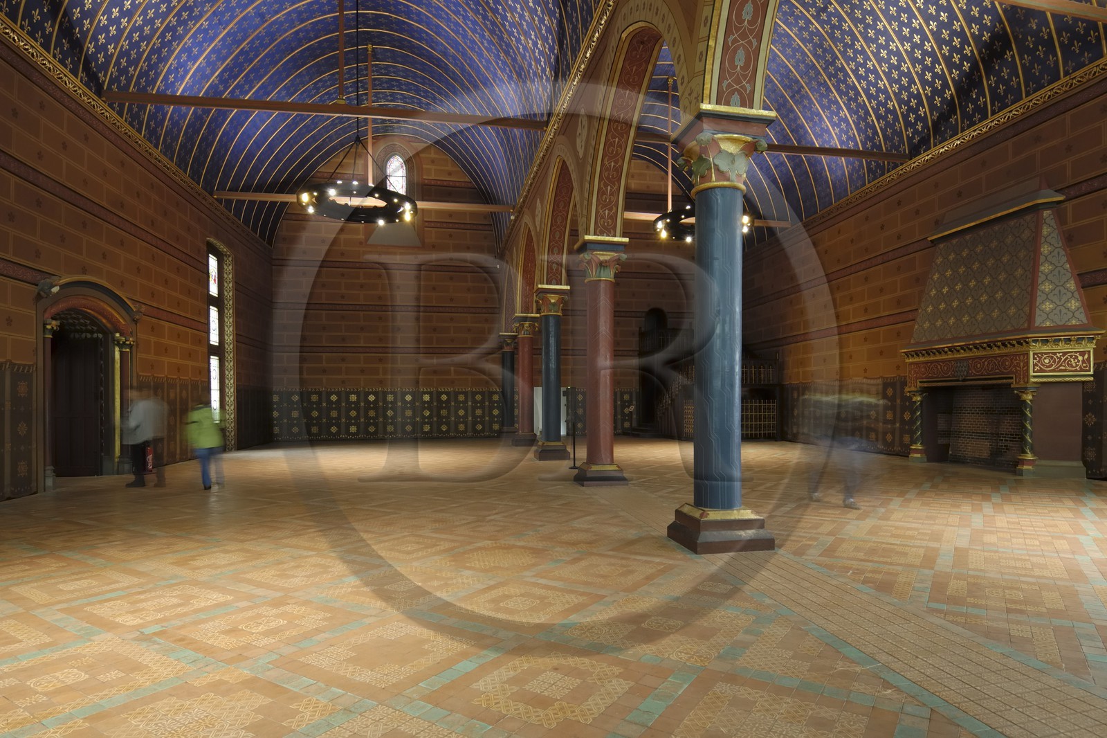 France, Loir-et-Cher (41), vallée de la Loire classée au Patrimoine Mondial de l'UNESCO, château de Blois, la salle des Etats