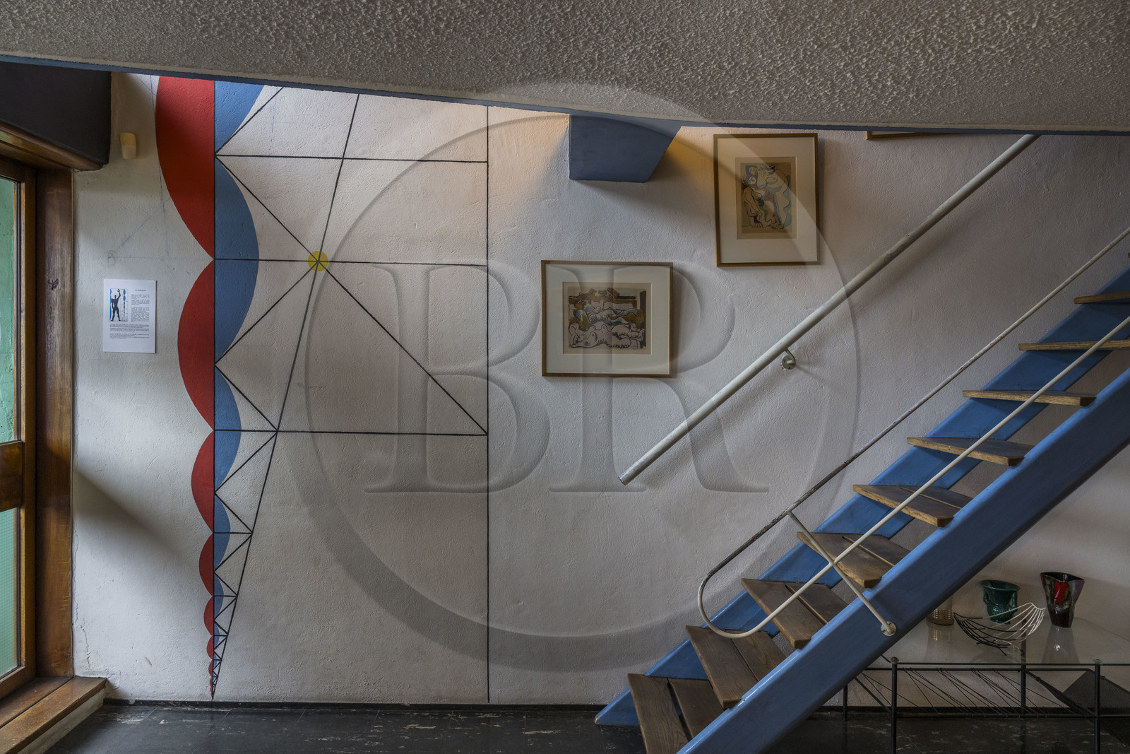 France, Loire-Atlantique (44), banlieue de Nantes, Rezé, la Maison Radieuse par l'architecte Le Corbusier, le logement témoin resté dans son état d'origine