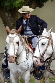 Argentine, province de Buenos Aires, San Antonio de Areco, gaucho à la fête du Jour de la Tradition (Dia de la Tradicion)
