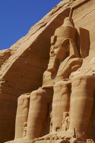 Egypt, Upper Egypt, Nubia, Abu Simbel, site listed as World Heritage by UNESCO, Ramesses II Temple