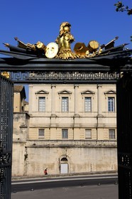 France, Herault, Montpellier, gate of the royal square Peyrou
