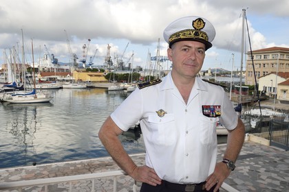 France, Var, Toulon, the naval base (Arsenal), the Mediterranean maritime prefecture, Admiral Vandier, commander of the Toulon Defense Base