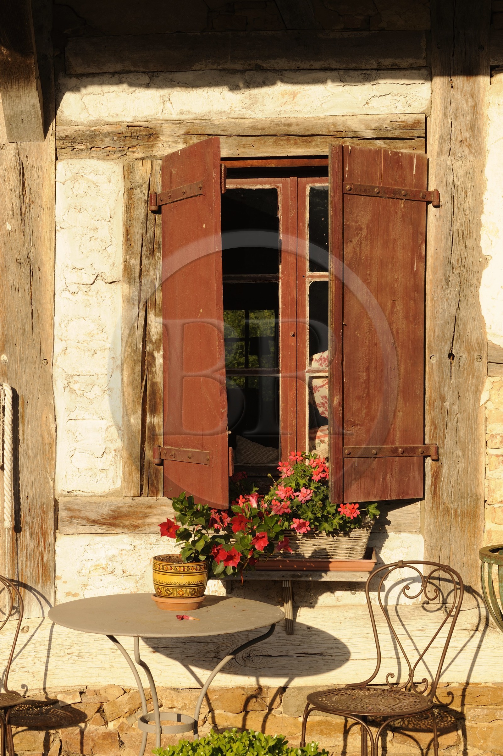 France, Saône et Loire (71), Bruailles, chambres d'hôtes La Ferme de Marie-Eugénie, ferme traditionnelle bressane