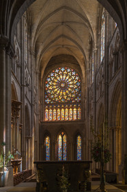 France, Ille et Vilaine, Cote d'Emeraude (Emerald Coast), Saint Malo, Saint Vincent Cathedral