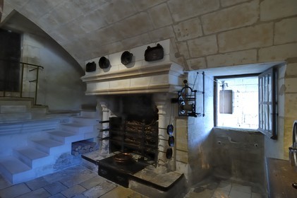 France, Indre et Loire, Chateau de Chenonceau, the kitchens
