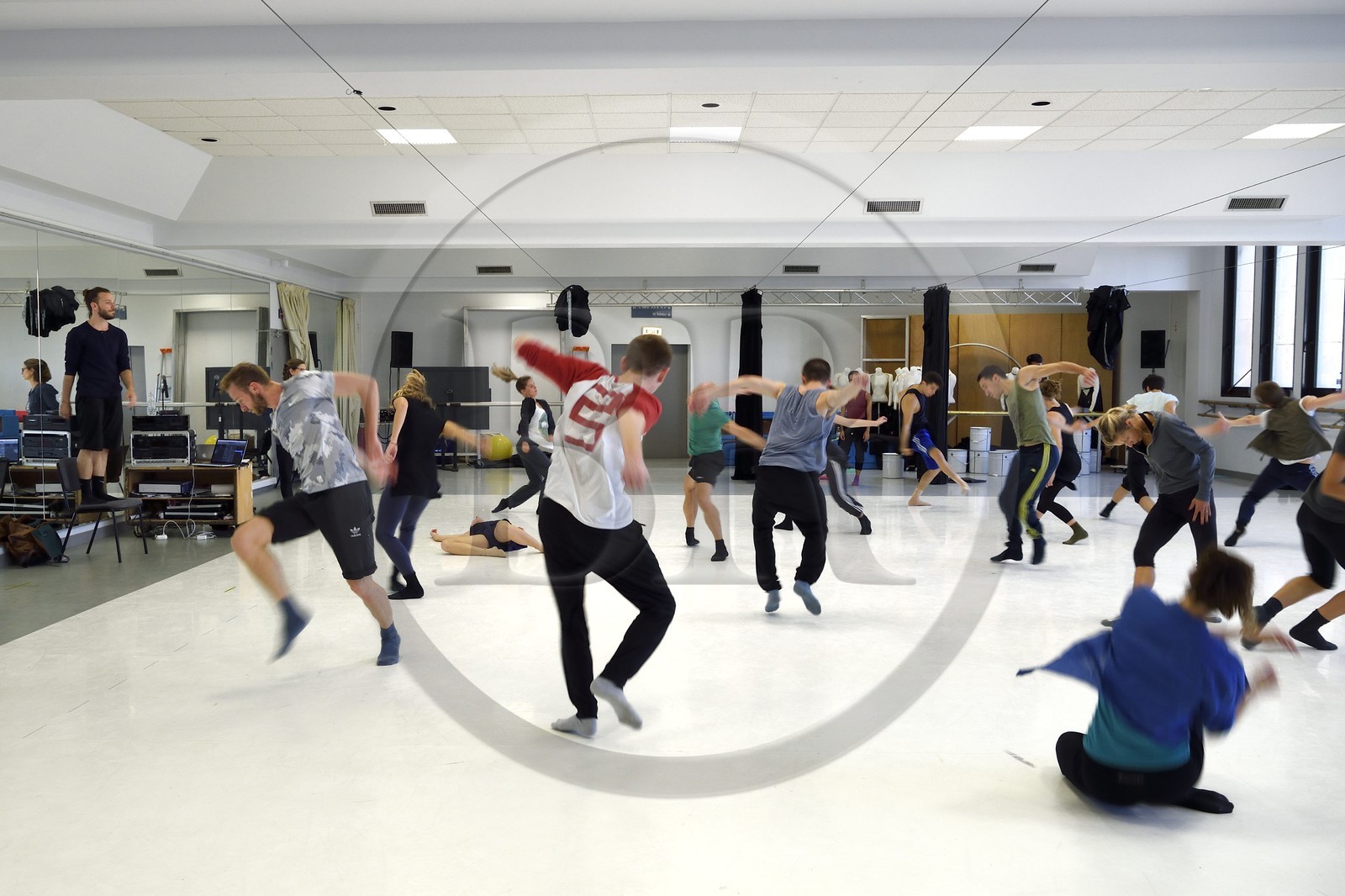 France, Pyrénées-Atlantiques (64), Pays-Basque, Biarritz, Palais des festivals et des congrès La Gare du Midi, Thierry Malandain directeur-chorégraphe du Malandain Ballet Biarritz