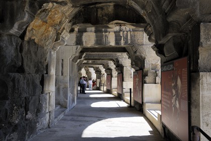 France, Gard, Nimes, galerie of the arenas