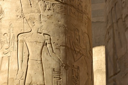 Egypt, Upper Egypt, Nile Valley, Luxor, Karnak Temple listed as World Heritage by UNESCO, Great Hall of Pillars