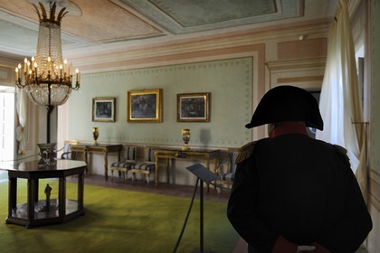 Italy, Tuscany, Elba Island, Portoferraio, Napoleon 1st in his home the Palazzina dei Mulini