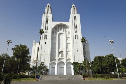 Maroc, Casablanca, église du Sacré-Coeur, architecte Paul Tournon (réalisée entre 1930 et 1953)