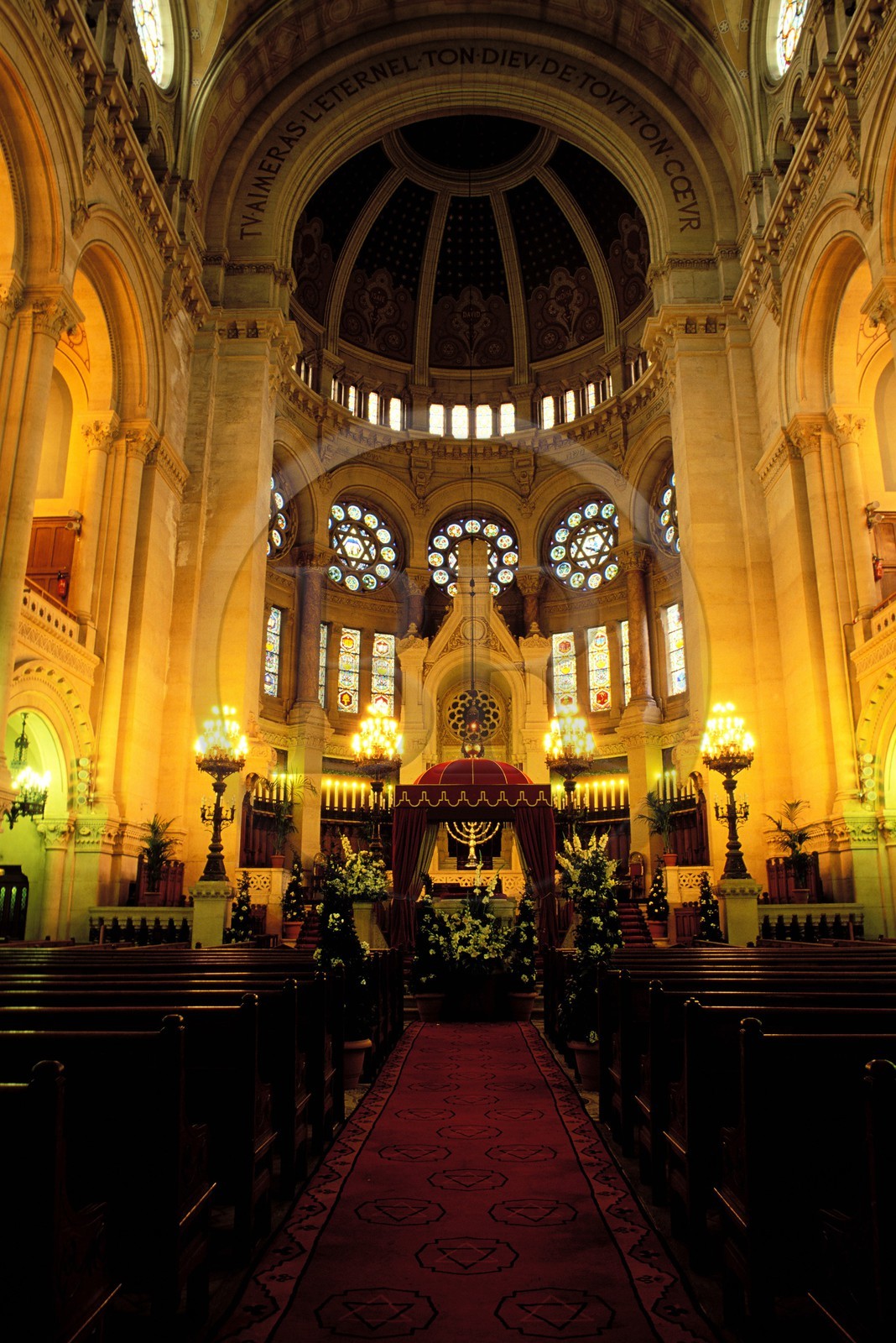 France, Paris (75), la grande synagogue de la rue de la Victoire