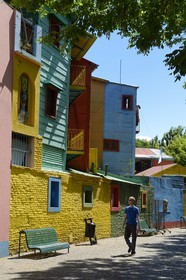 Argentina, Buenos Aires, La Boca district, the Caminito street