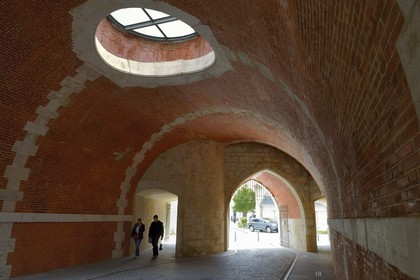 France, Meurthe-et-Moselle, Nancy, Porte de la Craffe, former gate remaining of the Medieval fortifications