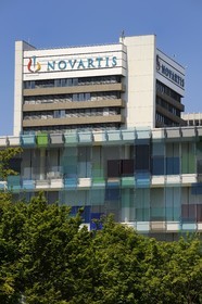 Switzerland, Basel, Novartis Campus, building of the architects Diener and Diener