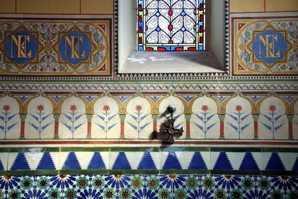 France, Pyrénées-Atlantiques (64), Pays-Basque, Biarritz, chapelle Impériale construite en 1864 par l'architecte Boeswillwald et dédiée à Notre-Dame-de-Guadalupe