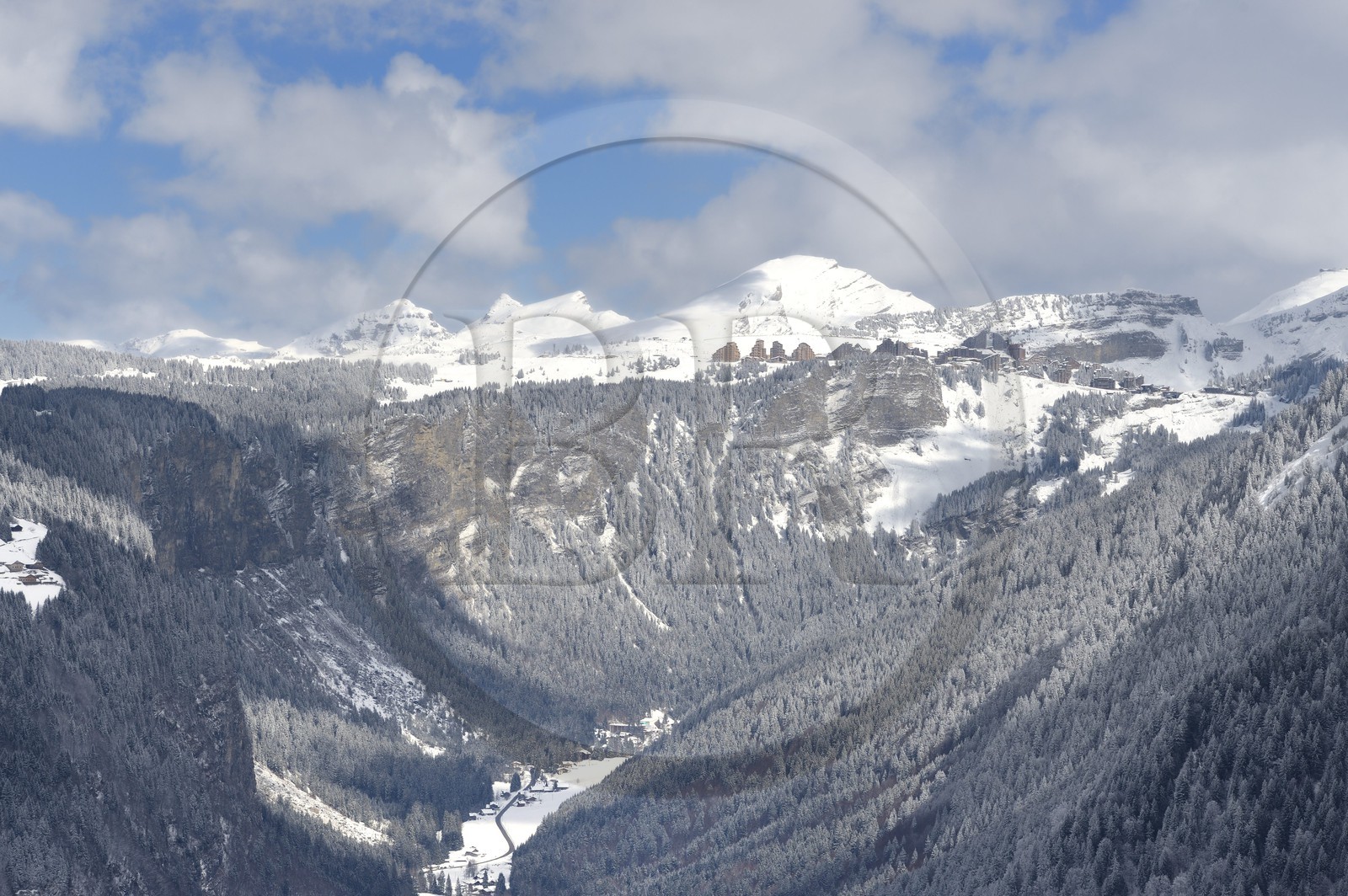 France, Haute-Savoie (74), Avoriaz sur les hauteurs de Morzine