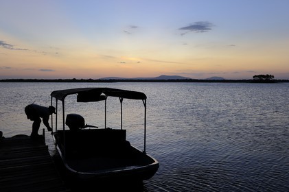 Tanzanie, Reserve de gibier de Selous une des plus grandes zones protégées au monde et inscrite sur la liste du patrimoine mondial de l’Unesco depuis 1982, le très exclusif Selous Camp est installé au bord du lac Nzerakera