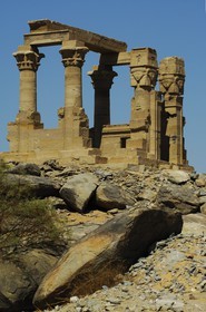 Egypte, Haute Egypte, Nubie, Lac Nasser, site de Kalabsha, kiosque de Kertassi