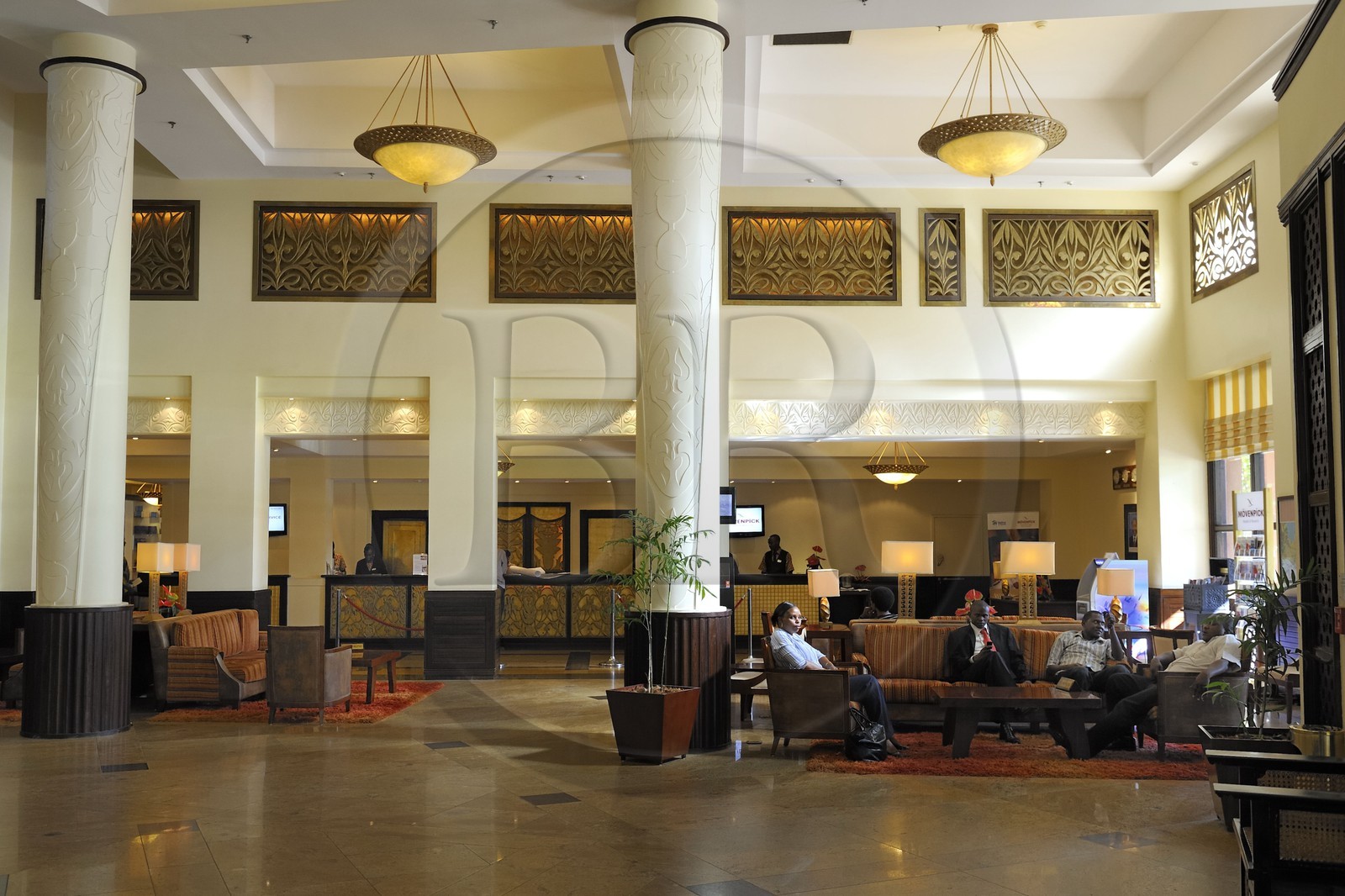 Tanzanie, Dar es-Salaam, l'hôtel Mövenpick