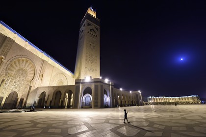 Maroc, Casablanca, Grande Mosquée Hassan II