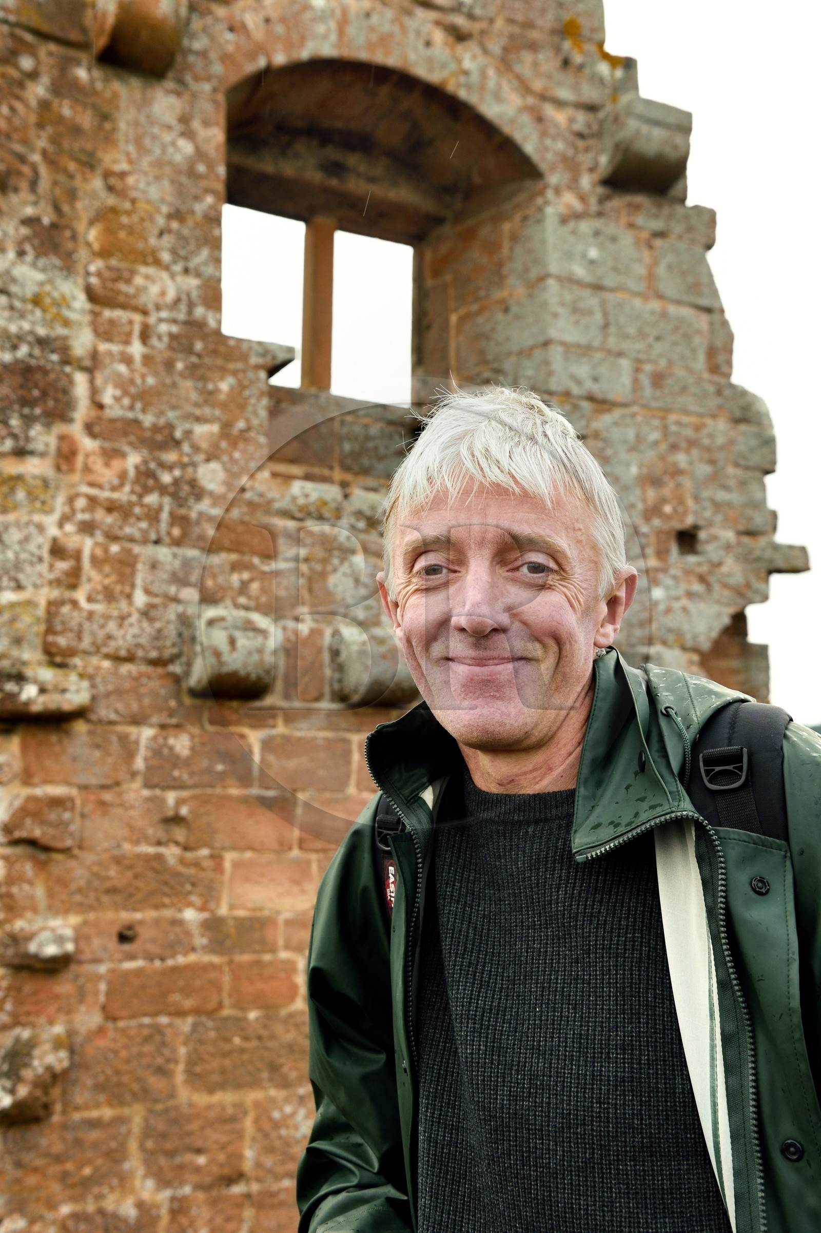 France, Bas-Rhin (67), Parc naturel régional des Vosges du Nord, Lembach, chateau de Fleckenstein, Mathias Heissler, architecte du patrimoine au conseil départemental du Bas-Rhin