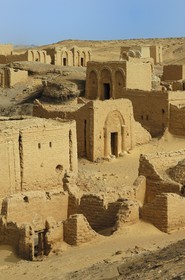 Egypte, Haute Egypte, désert libyque, oasis de Kharga, nécropole copte de Bagawat du IIe au VIIe siècle après JC