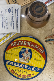 France, Côte-d'Or (21), les climats de Bourgogne classés Patrimoine Mondial de l'UNESCO, Beaune, la moutarderie Fallot, le musée