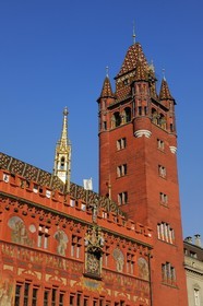 Switzerland, Basel, Marktplatz, City hall